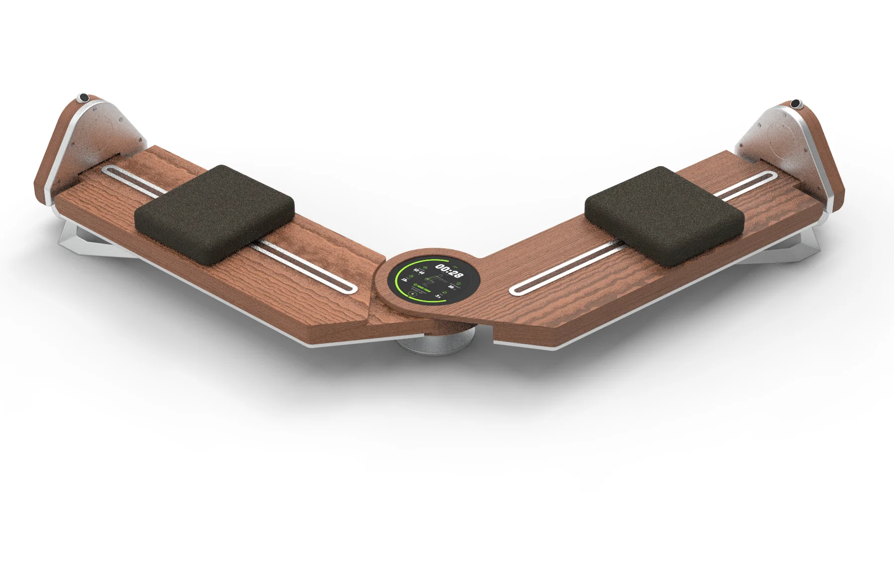 Product concept rendering · Adjustable configuration.